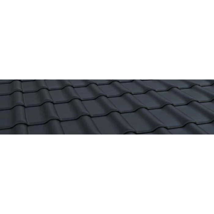 Керамическая черепица Braas Рубин 9V Ангоб антрацит
