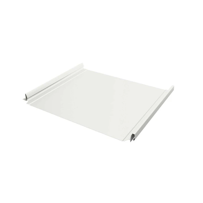 Фальцевая кровля Кликфальц Pro Line Grand Line 0,45 Drap RAL 9003 Сигнальный Белый